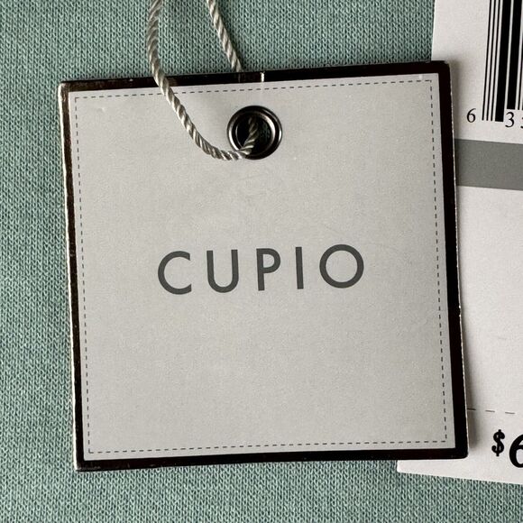 Cupio Long Sleeve Asymmetrical Hem 1X Mint Green NWT - Picture 9 of 13